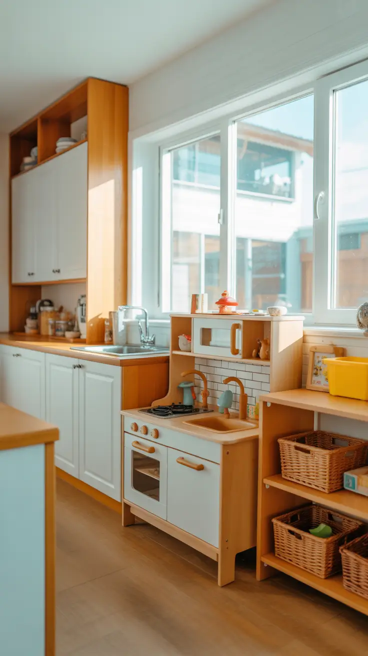 Kitchen Makeover Ideas 2026 Family Kitchen With Kids Play Area