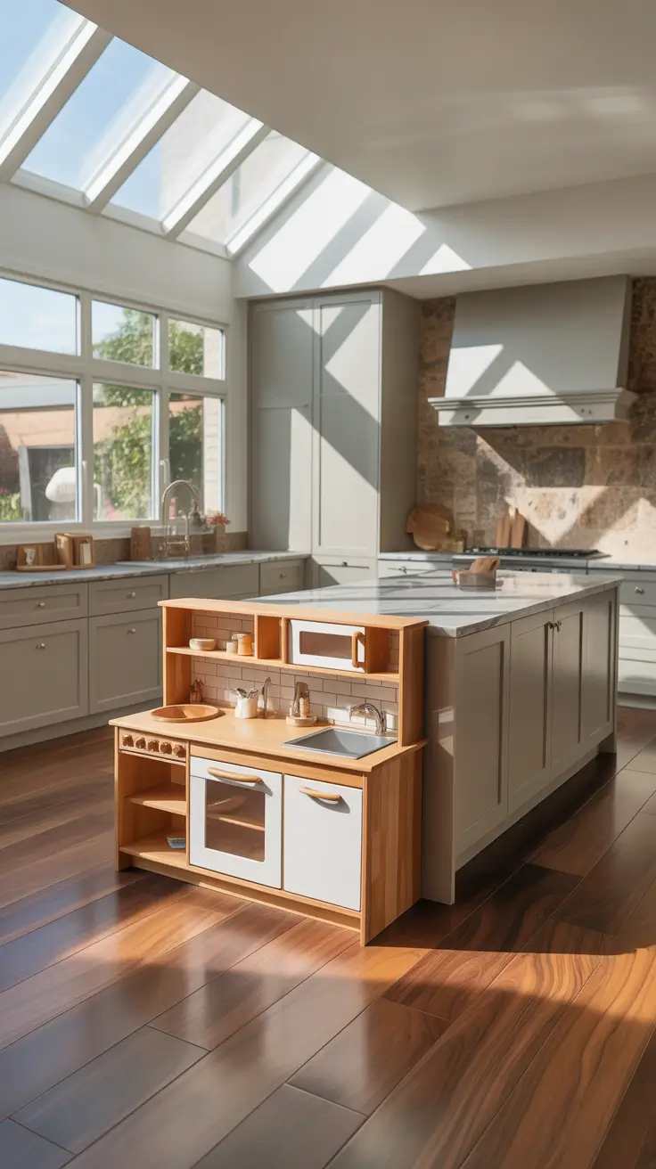 Kitchen Makeover Ideas 2026 Bright Kitchen With Skylights And Large Island