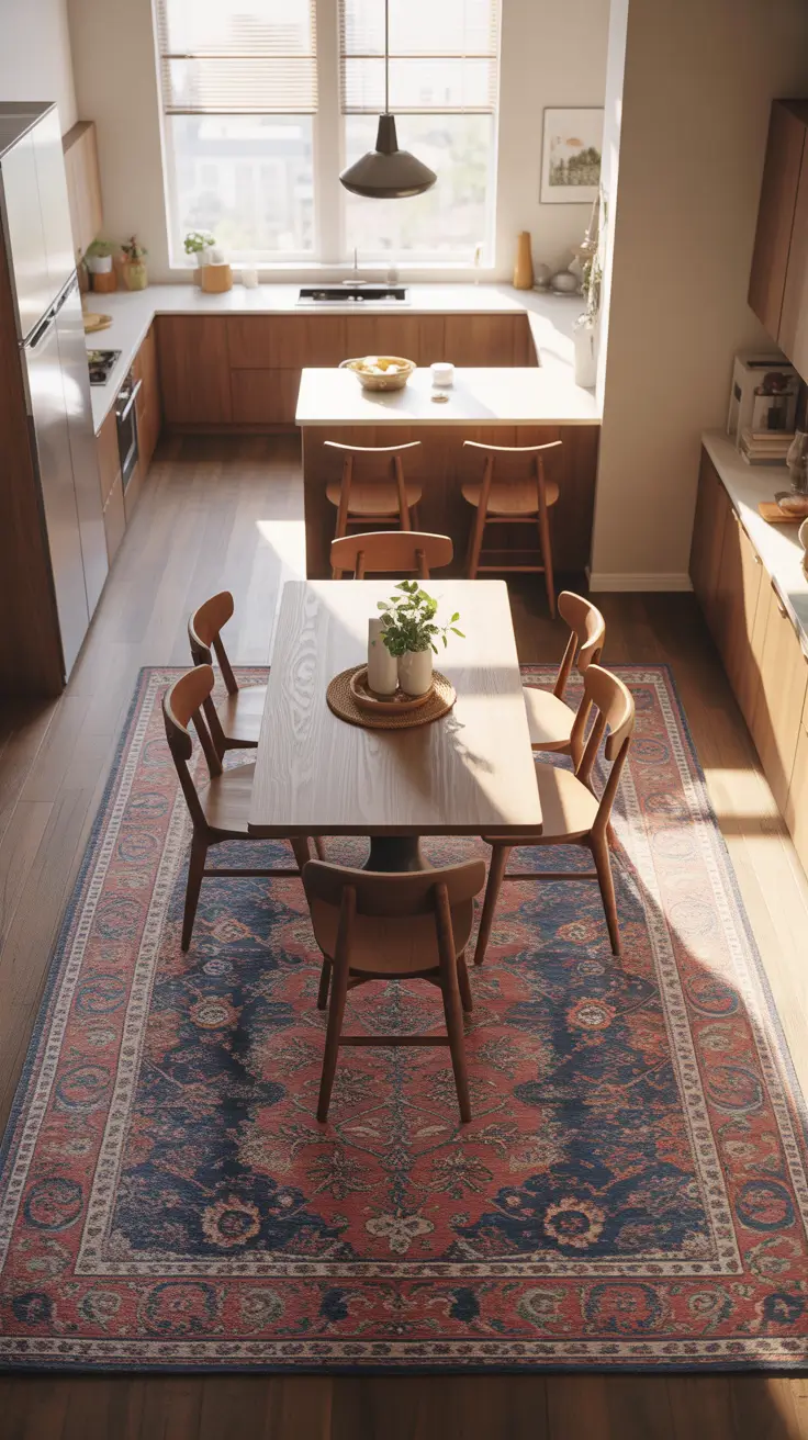 Kitchen Rugs Ideas Under Table With A Large Rectangle Rug Moment