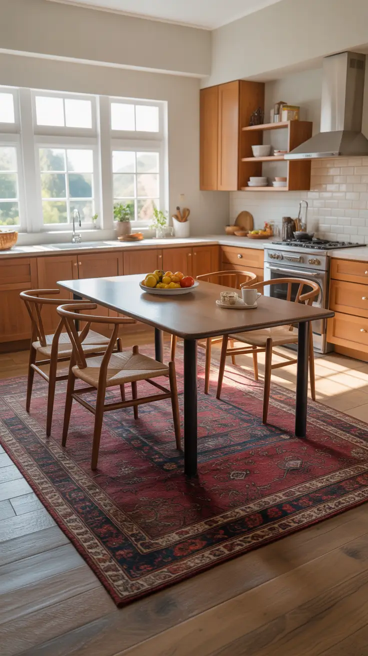 Kitchen Rugs Ideas Under Table With A Large Rectangle Rug Moment