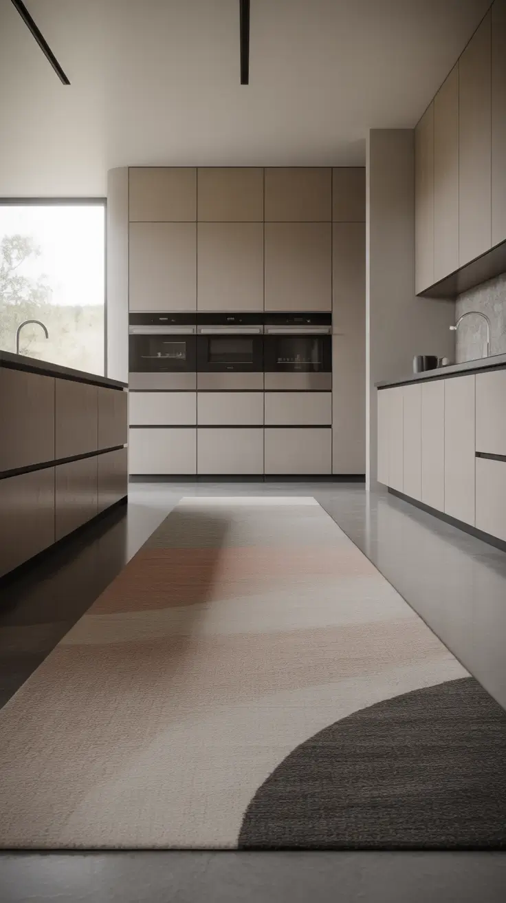 Kitchen Rugs Ideas Modern With Minimal Texture And Clean Lines