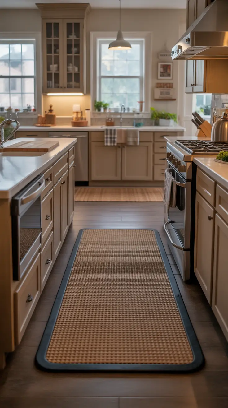 Non-Slip Kitchen Area Rugs Ideas For Busy Family Homes