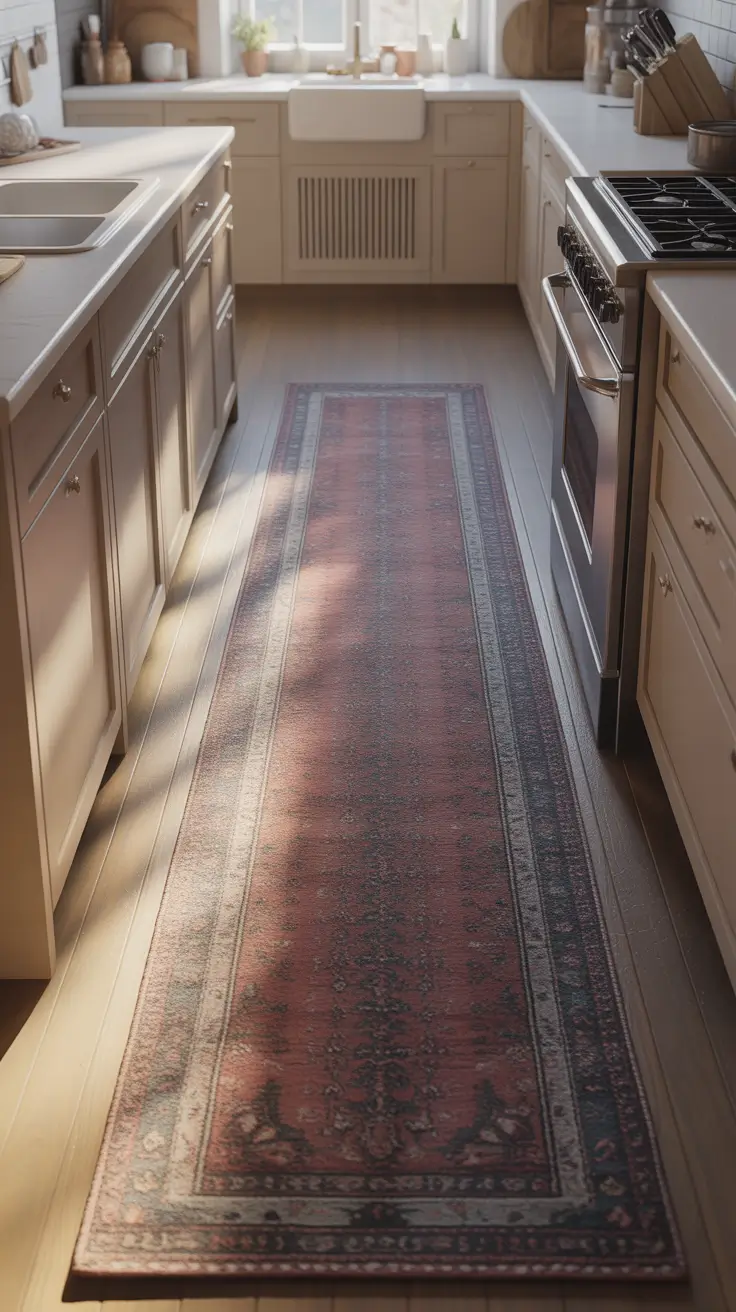Galley Kitchen Rugs Ideas With A Long Runner Layout That Works