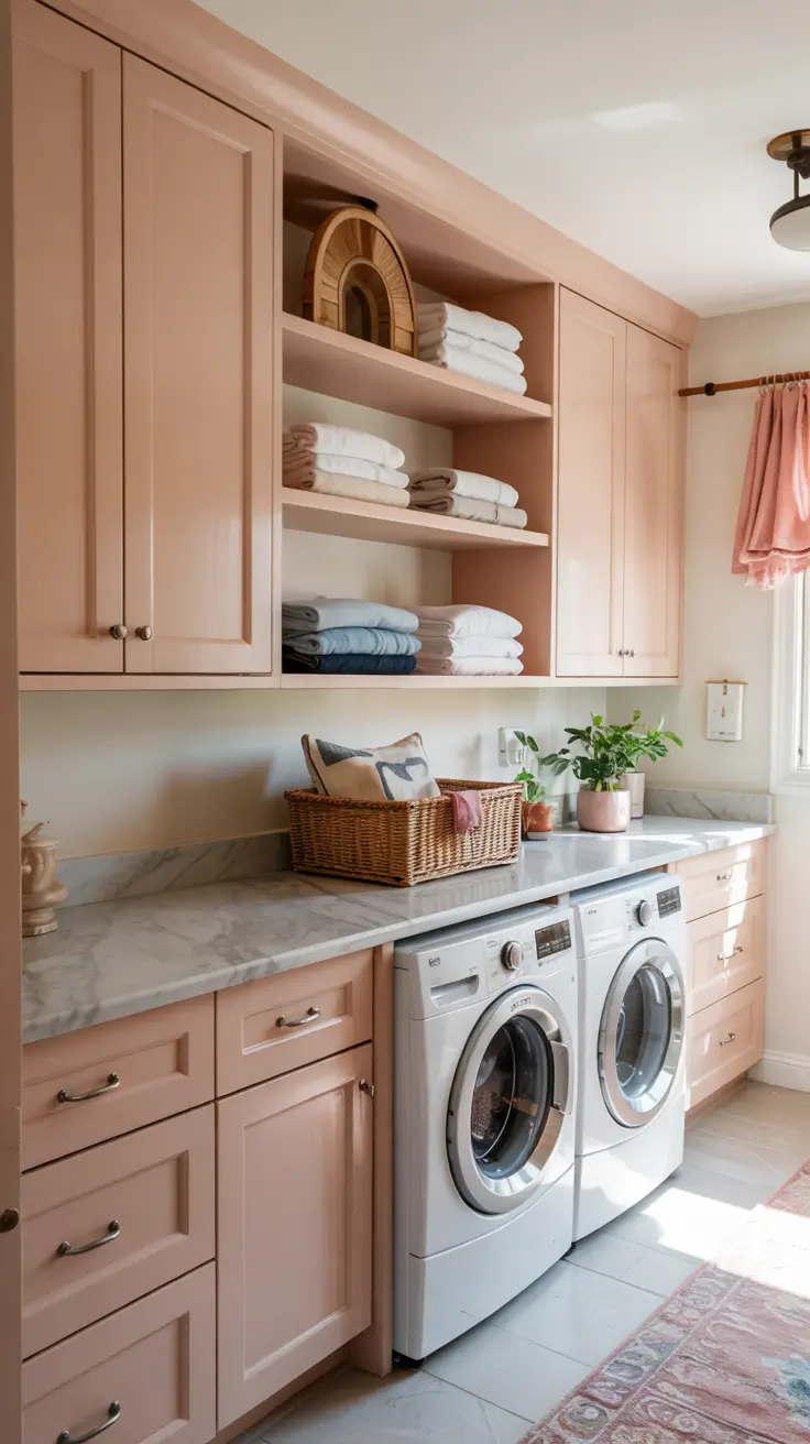 Laundry Room Makeover Ideas 2026 Pink Laundry Room Makeover Ideas Decor For A Soft And Playful Interior Style