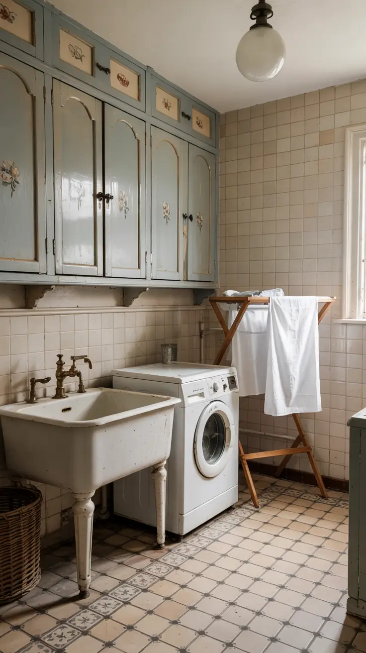 Laundry Room Makeover Ideas 2026 Vintage Small Laundry Room Makeover Ideas With Timeless Decor Details