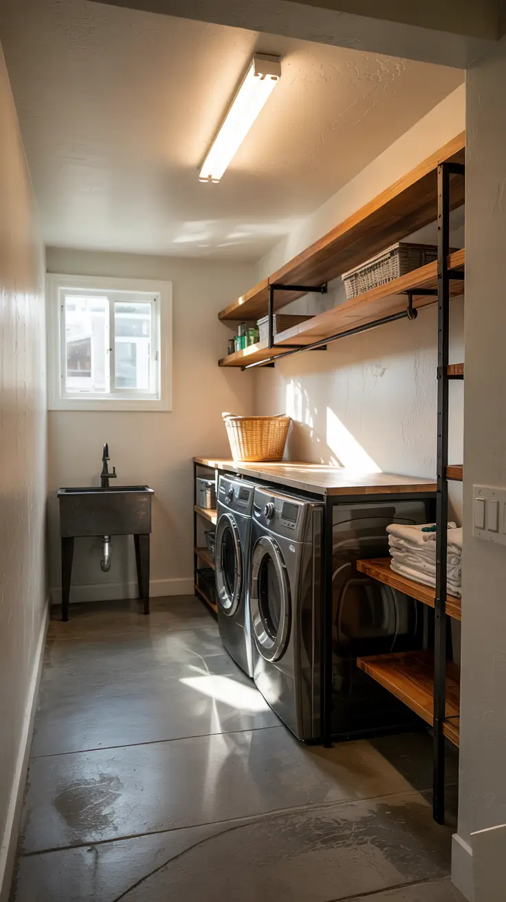 Laundry Room Makeover Ideas 2026 Diy Ideas For Basement Laundry Room Makeover With Practical Storage Solutions