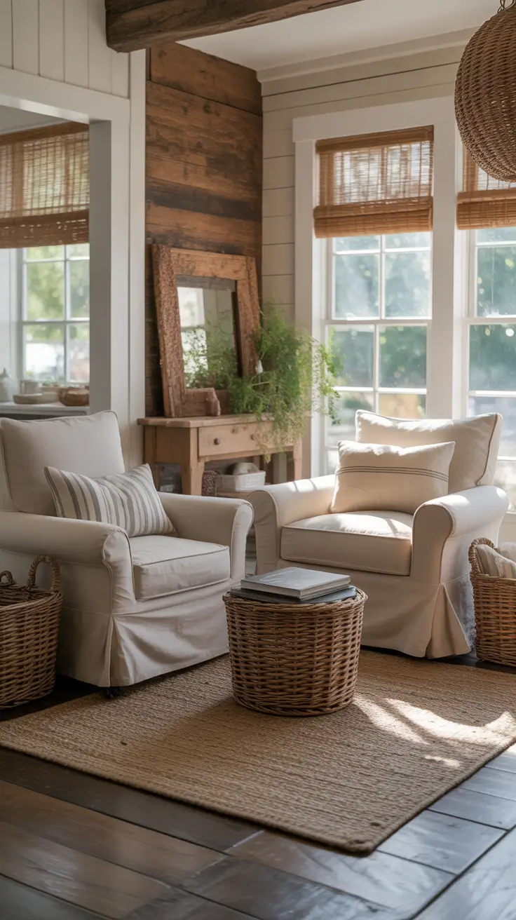 Living Room Chairs Ideas 2026 Living Room Chairs Ideas Light Farmhouse Slipcovered Comfort