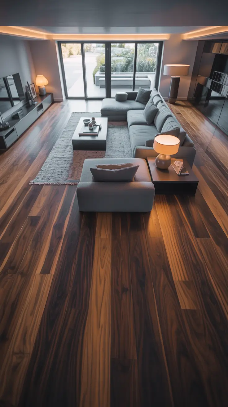 Living Room Inspo 2026 Living Room Inspo Grey Couch Styling With Dark Wood Floors