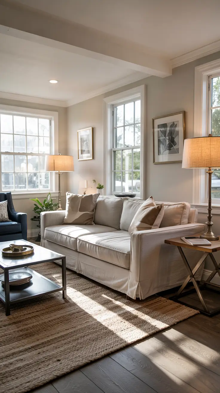 Living Room Makeover Ideas 2026 Classic Neutral Living Room