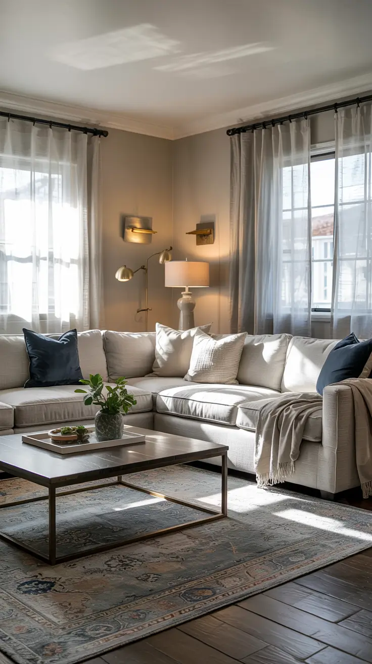 Living Room Makeover Ideas 2026 Cozy Neutral Sectional