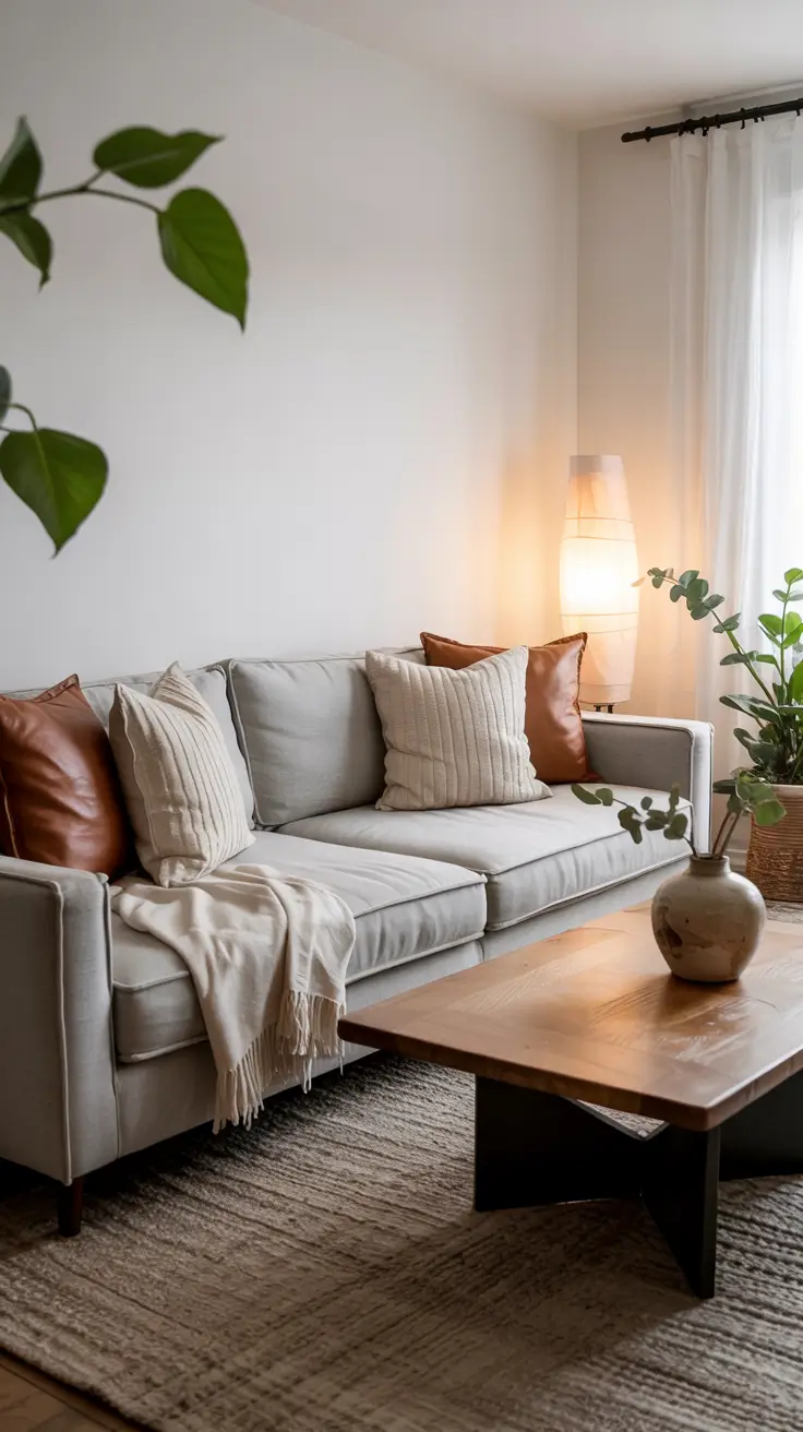 Living Room Makeover Ideas 2026 Warm Neutral Minimal Design