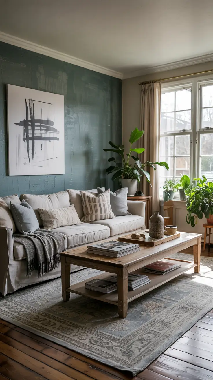 Living Room Makeover Ideas 2026 Modern Earth Tone Living Room