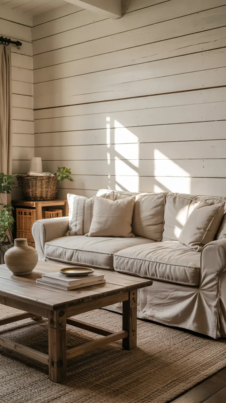 Living Room Makeover Ideas 2026 Living Room Makeover Ideas Farmhouse With Warm Neutral Layers