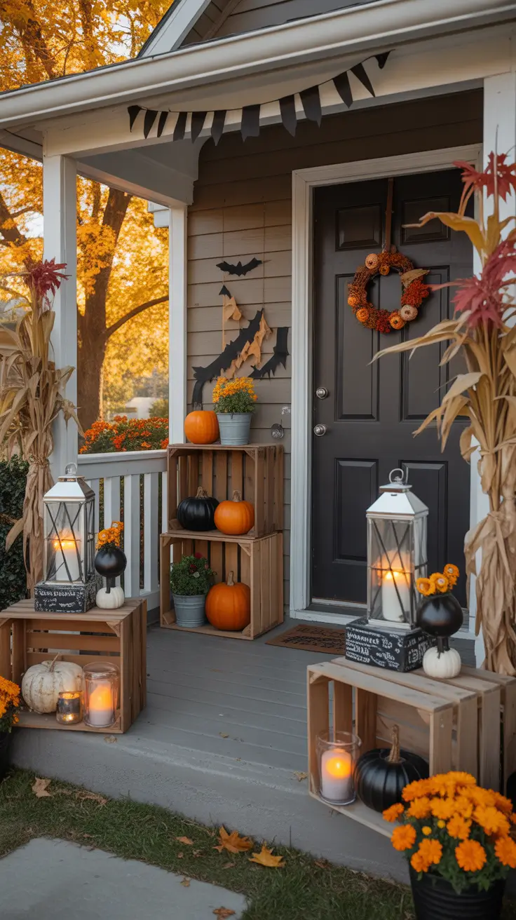 Halloween Porch Decorations Diy Using Dollar Tree Finds