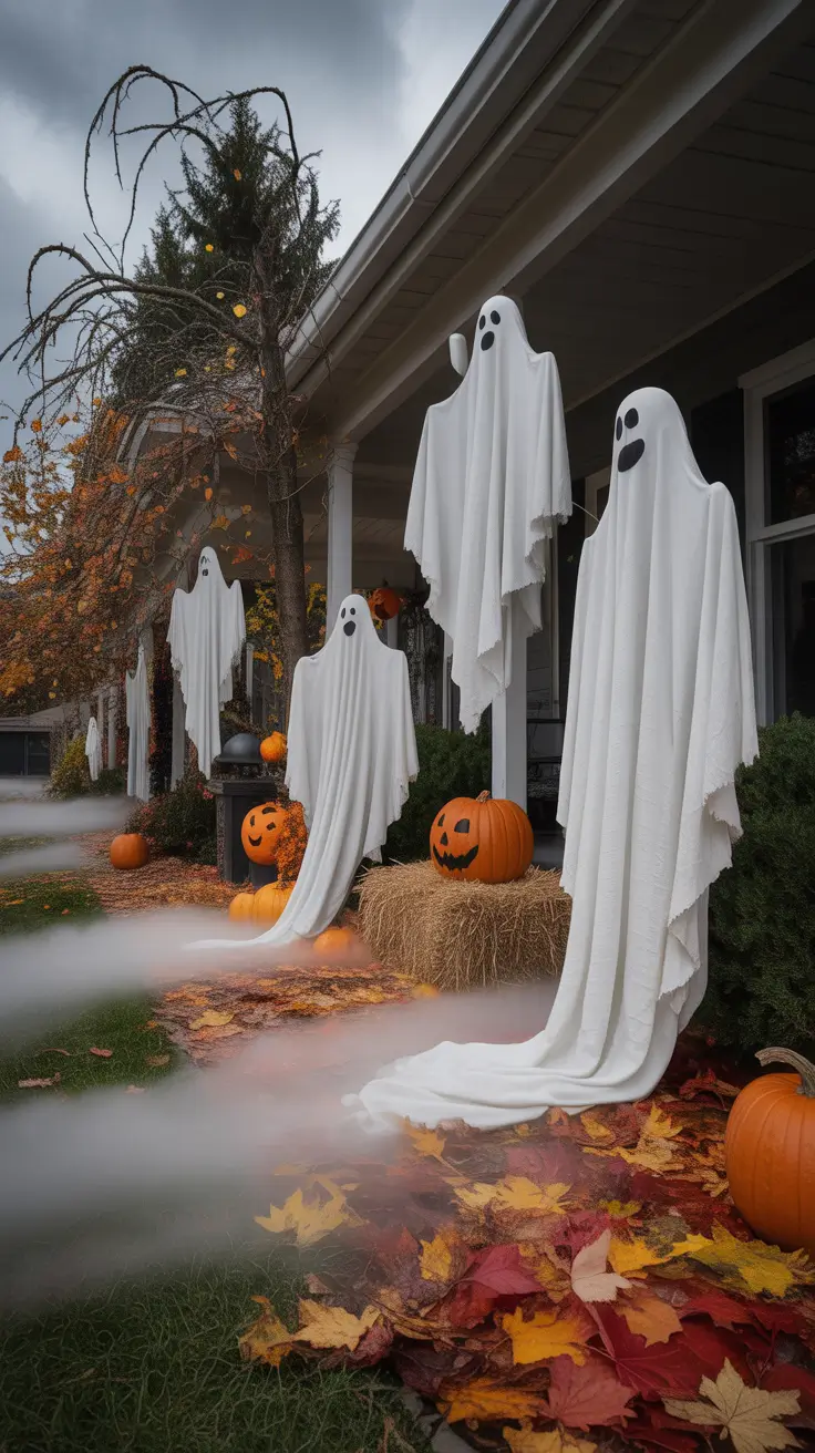 Outdoor Halloween Decor Ideas 2026 Spooky Outdoor Halloween Decor Ideas With Ghost And Fog Effects