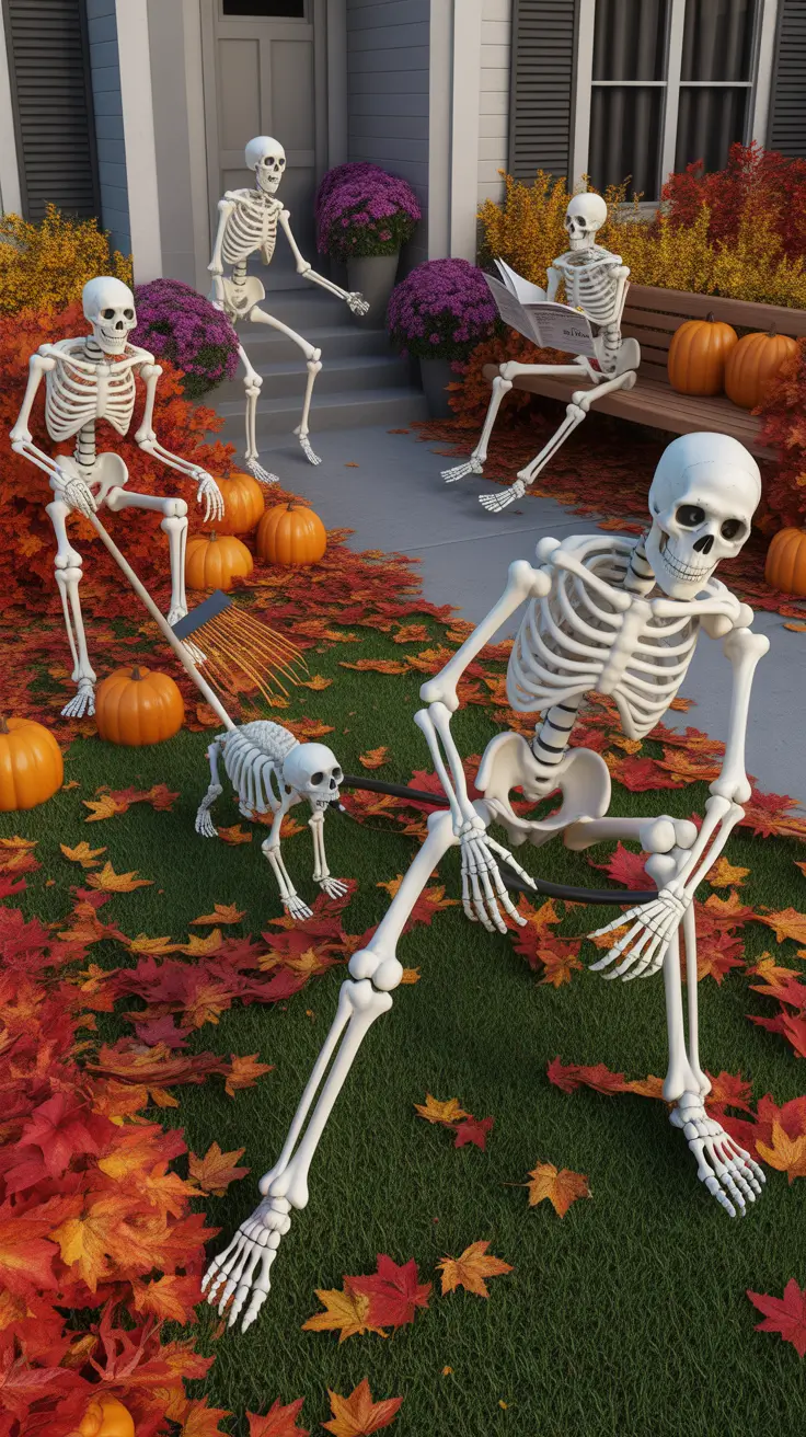 Outdoor Halloween Decor Ideas 2026 Colorful Porch Party Outdoor Halloween Decor Ideas