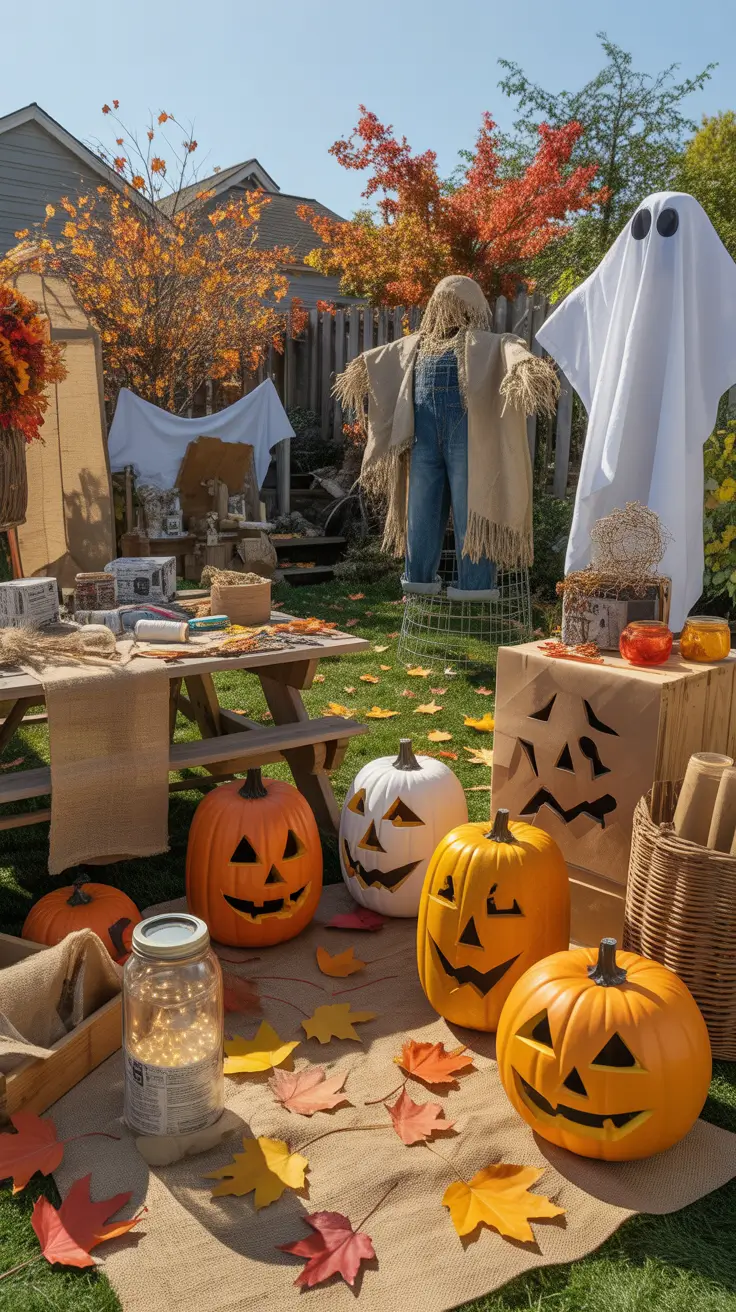 Outdoor Halloween Decor Ideas 2026 Cozy DIY Table Outdoor Halloween Decor Ideas