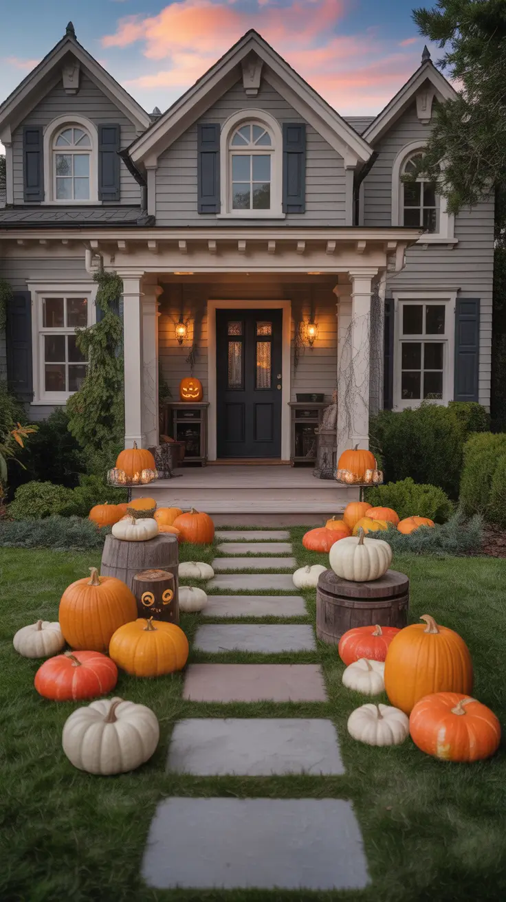 Outdoor Halloween Decor Ideas 2026 Moody Gothic Outdoor Halloween Decor Ideas With Dramatic Lighting