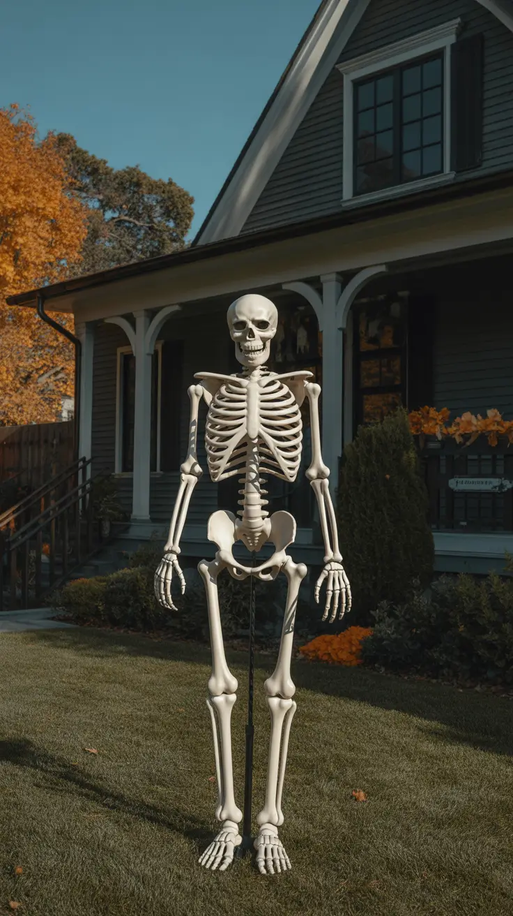 Outdoor Halloween Decor Ideas 2026 Skeleton Halloween Outdoor Decor Ideas For A Spooky Yard Scene