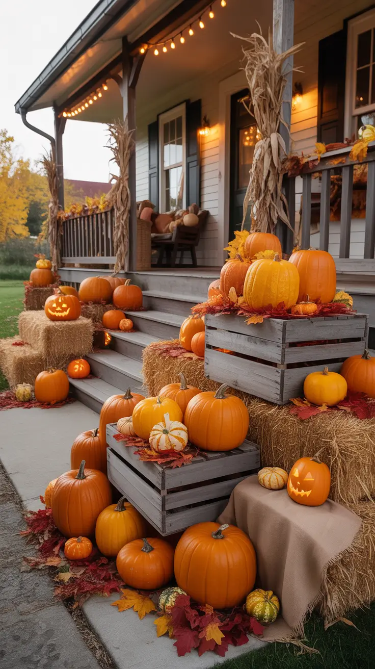 Outdoor Halloween Decor Ideas 2026 Farmhouse Halloween Decor Outdoor Ideas With Rustic Charm