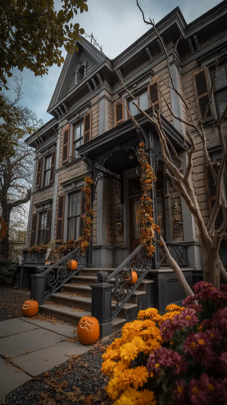 Outdoor Halloween Decor Ideas 2026 Haunted Mansion Halloween Decor Outdoor Ideas With Gothic Style