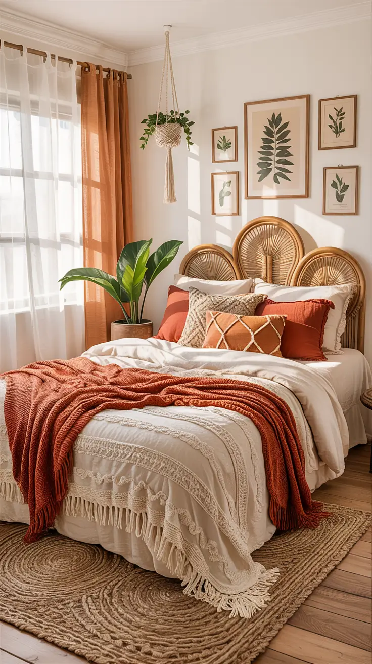 Queen Comforter Bedroom Sets Ideas 2026 Boho Inspired Queen Size Bed Comforter Bedroom Ideas