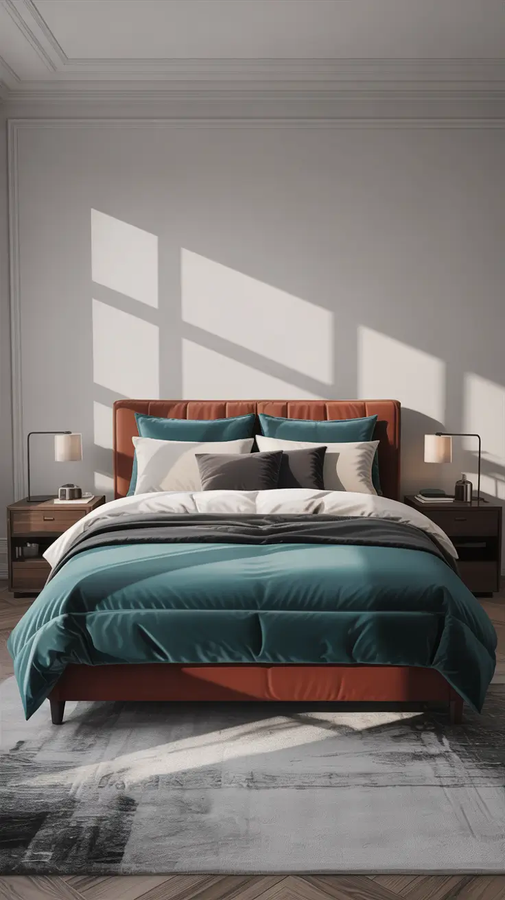 Queen Comforter Bedroom Sets Ideas 2026 Moody Jewel Tone Queen Comforter Bedroom Ideas