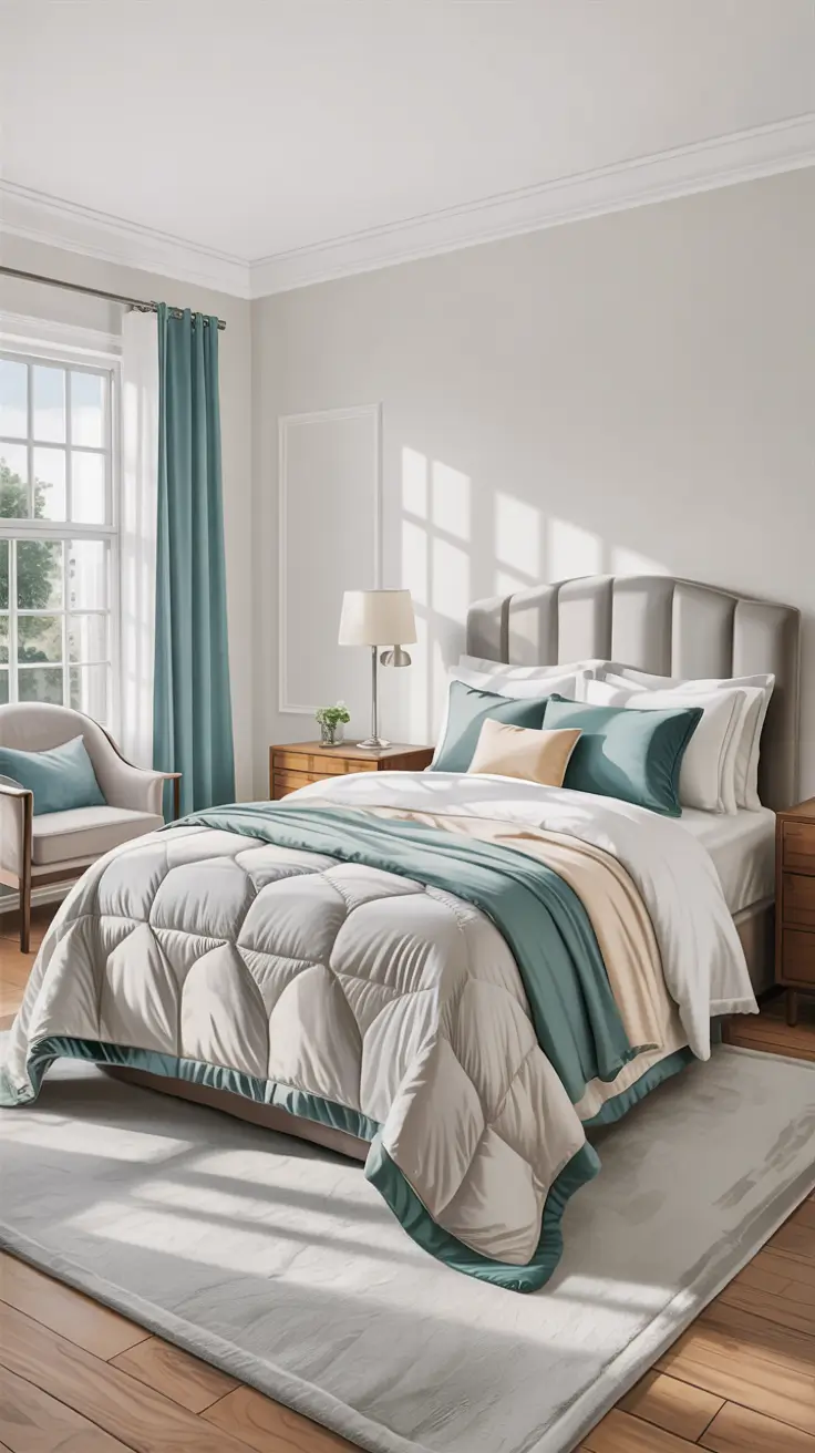Queen Comforter Bedroom Sets Ideas 2026 Fresh Accent Color Queen Size Bed Comforter Bedroom Ideas