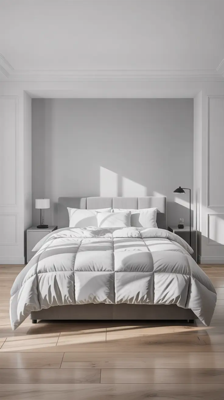 Queen Comforter Bedroom Sets Ideas 2026 Minimal White Queen Size Bed Comforter Bedroom Ideas