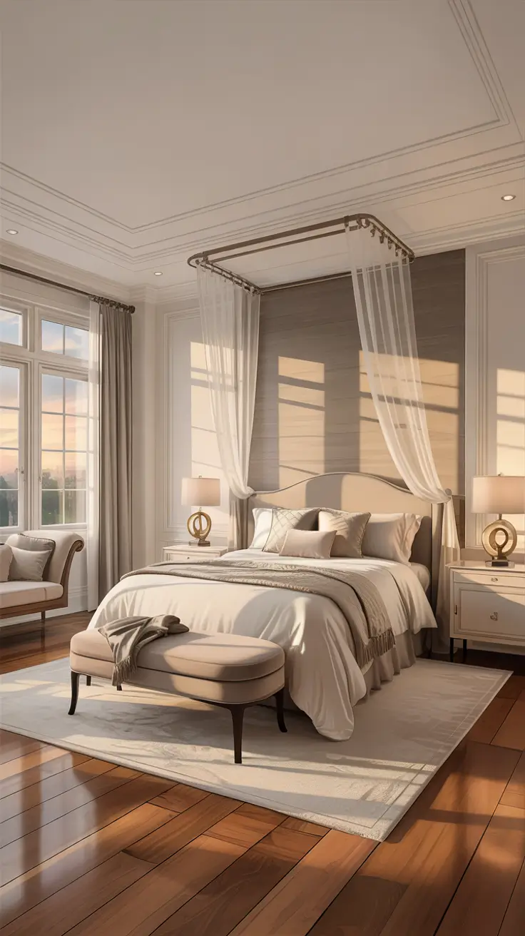 Queen Comforter Bedroom Sets Ideas 2026 Elegant Canopy Queen Comforter Bedroom Retreat