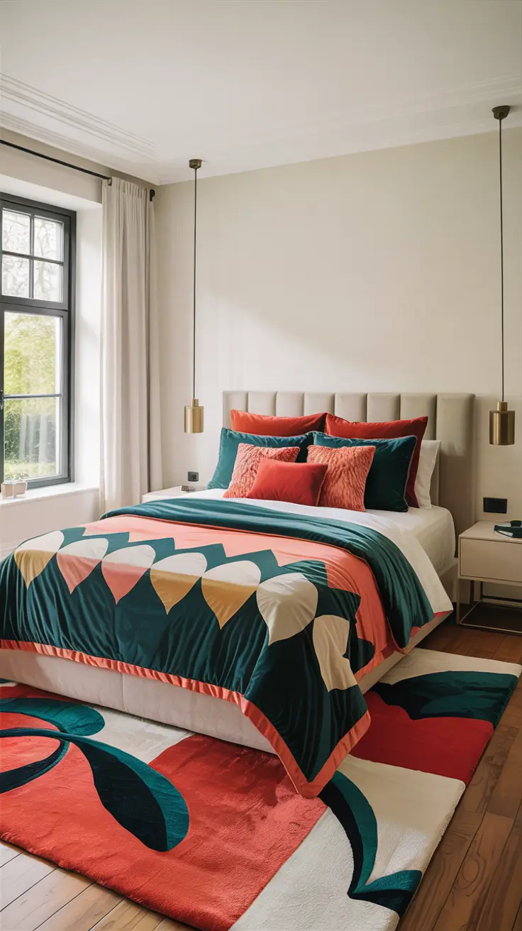 Queen Comforter Bedroom Sets Ideas 2026 Bold Pattern Queen Bedroom Comforter Styling Concepts