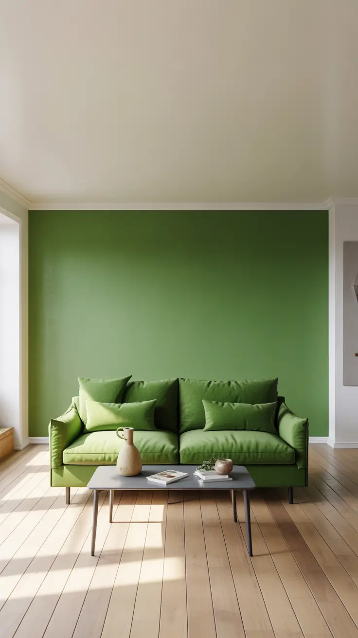Scandinavian Living Room Ideas 2026 Green Couch Statements In Scandinavian Living Room Ideas