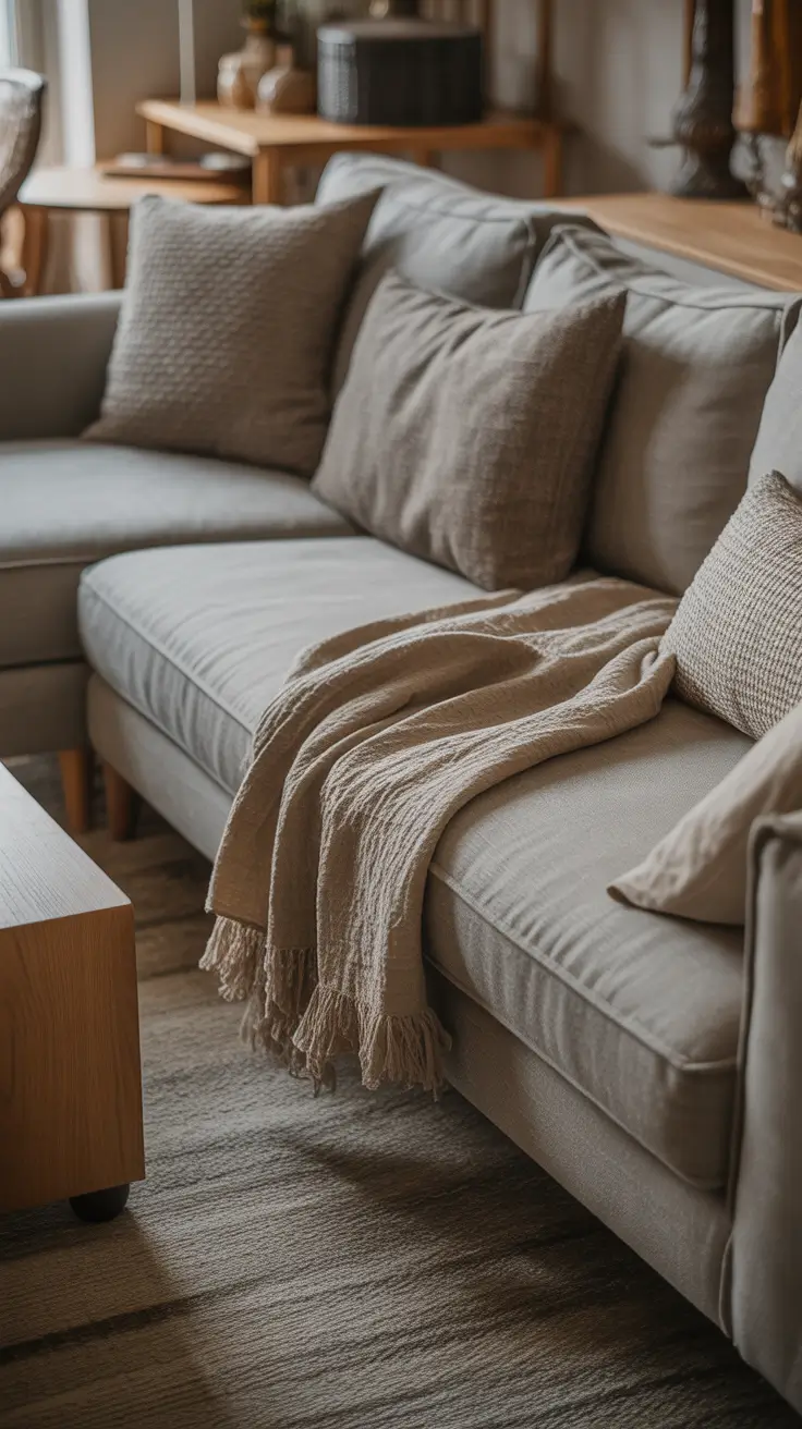 Scandinavian Living Room Ideas 2026 Light Gray Couch Layers In Cozy Scandinavian Interiors