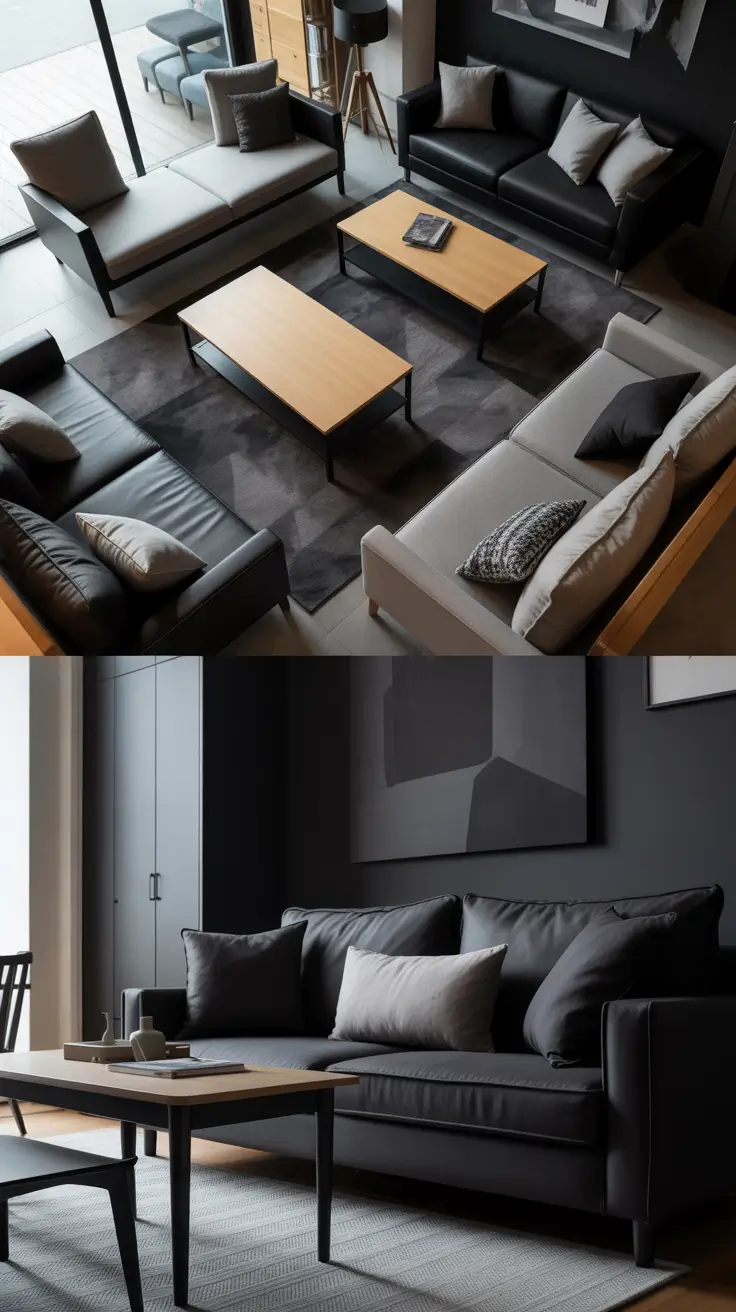 Scandinavian Living Room Ideas 2026 Cabin Style With Exposed Beams And Fireplace