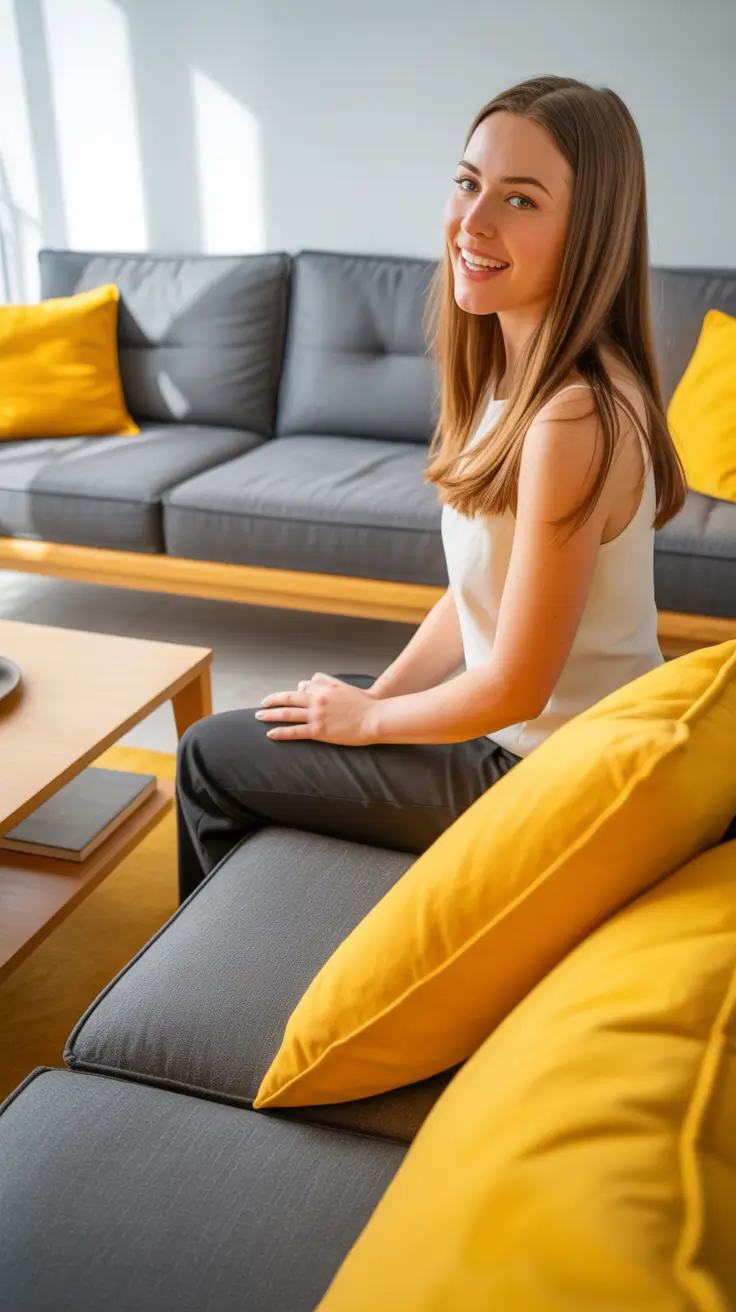 Scandinavian Living Room Ideas 2026 Mustard Yellow Accent Walls In Scandinavian Living Rooms