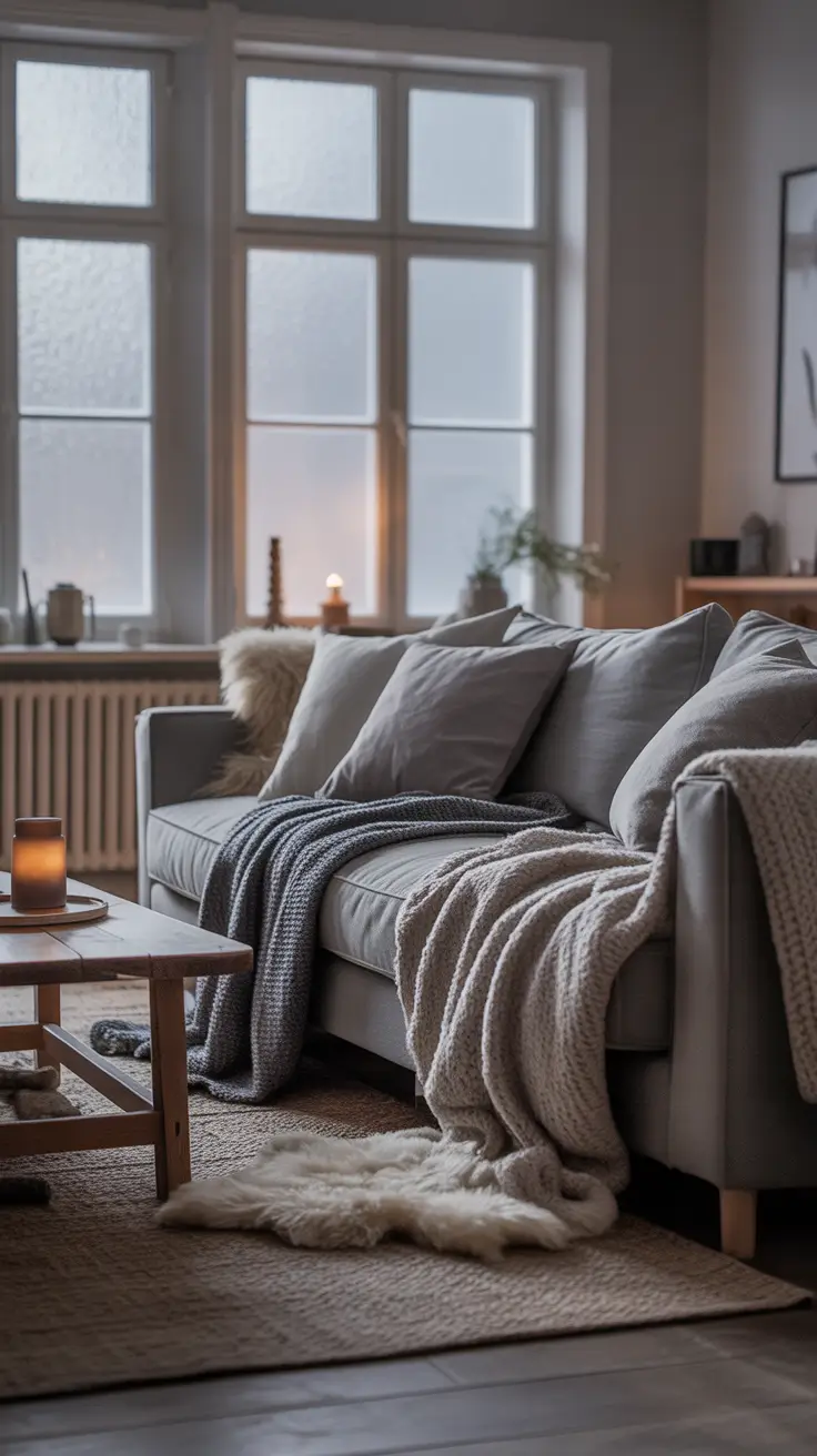 Scandinavian Living Room Ideas 2026 Cozy Winter Textures In Scandinavian Living Rooms