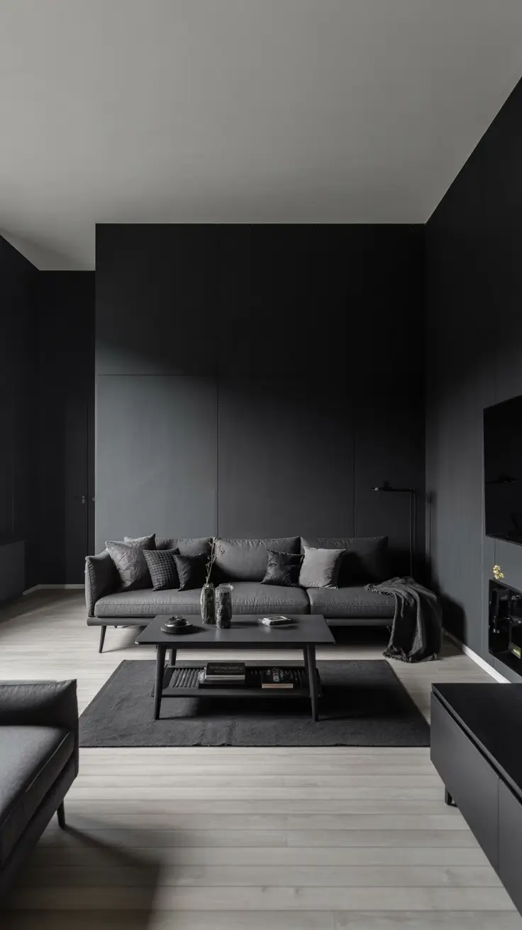 Scandinavian Living Room Ideas 2026 Black And Gray Scandinavian Living Room Ideas For Bold Minimalist Homes