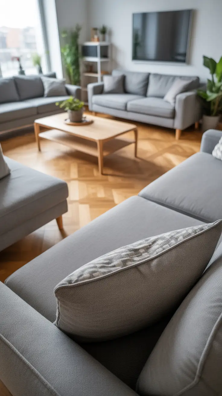 Scandinavian Living Room Ideas 2026 Grey Couch Living Room Ideas Scandinavian Style With Light Wood Details