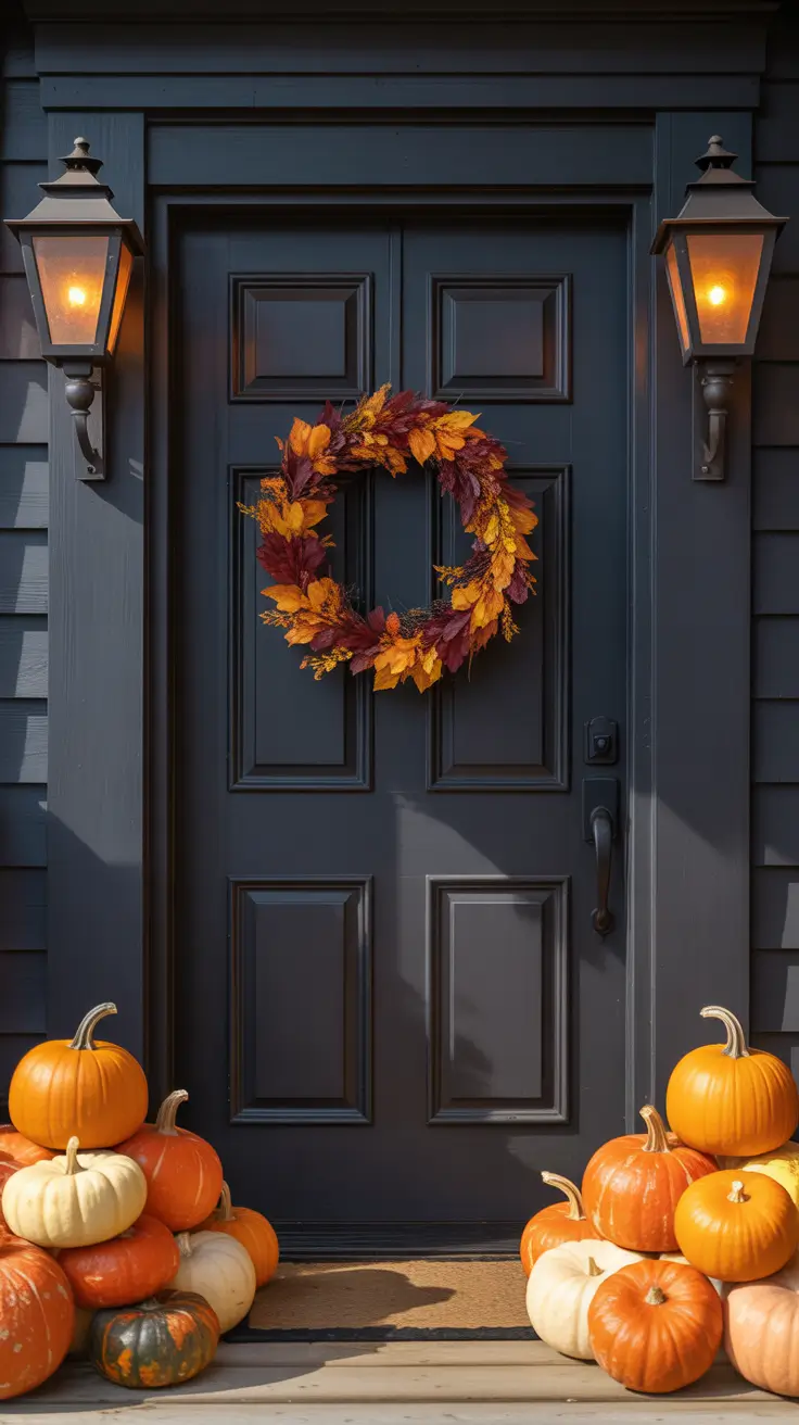 Front Door Focused Scary Halloween Porch Decorations