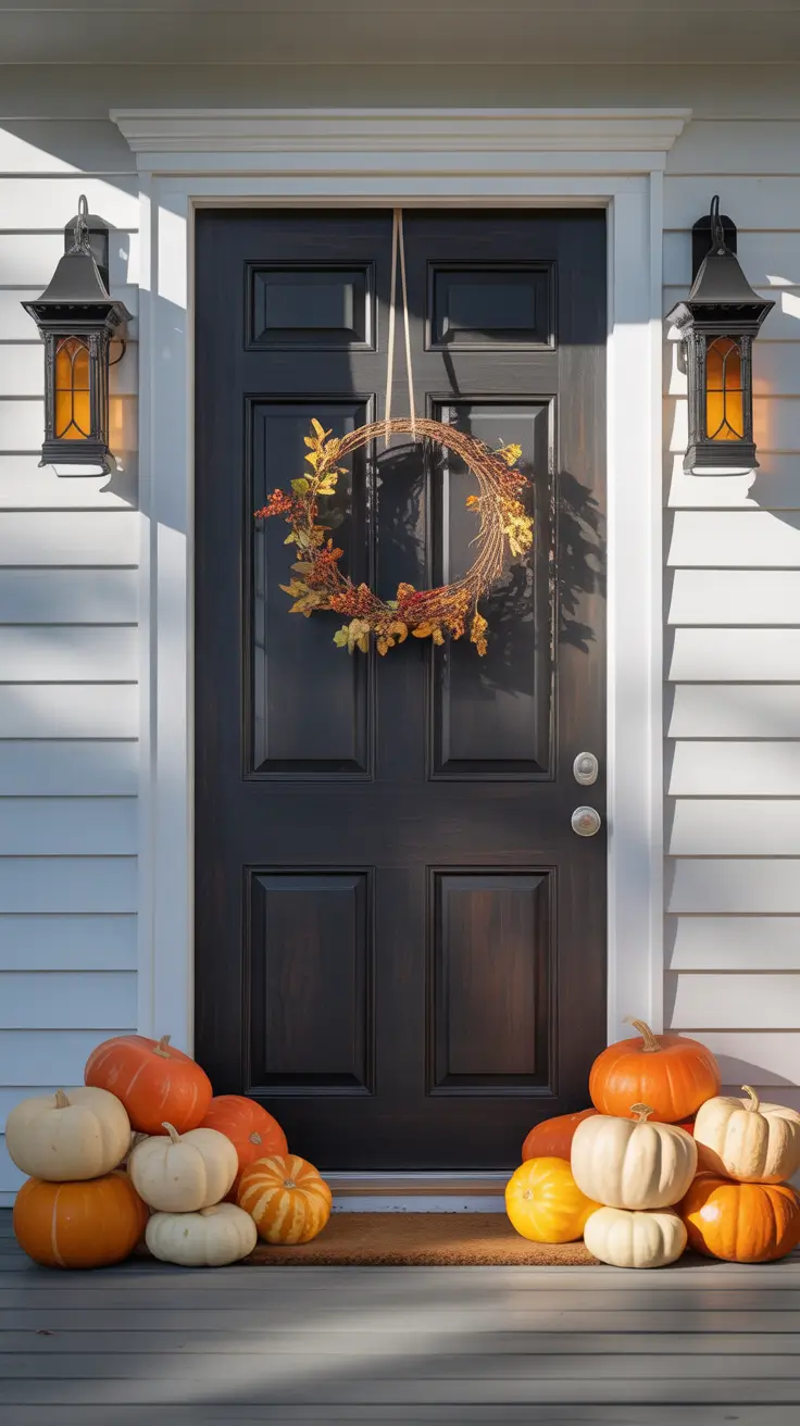 Front Door Focused Scary Halloween Porch Decorations