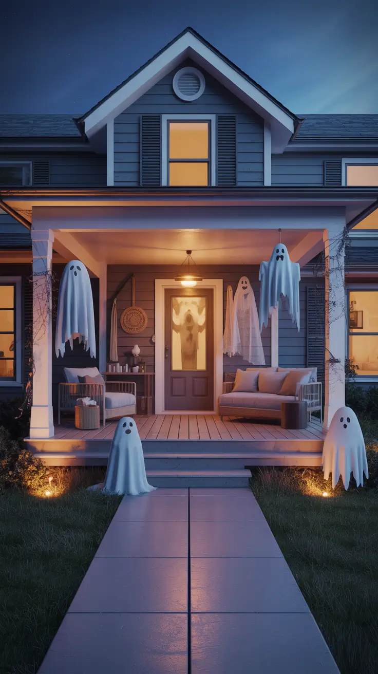 Scary Front Porch Halloween Decorations That Stop Guests Cold