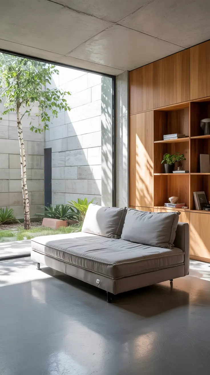 Sofa Minimalist Modern Ideas 2026 Minimalist Sofa In Bright Open Space