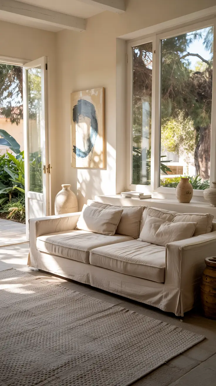 Sofa Minimalist Modern Ideas 2026 Sofa Placement With Large Windows