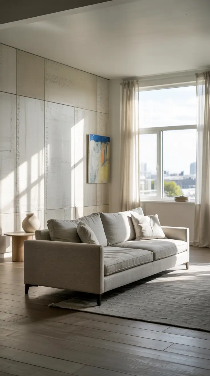 Sofa Minimalist Modern Ideas 2026 Low Profile Coffee Table And Neutral Sofa