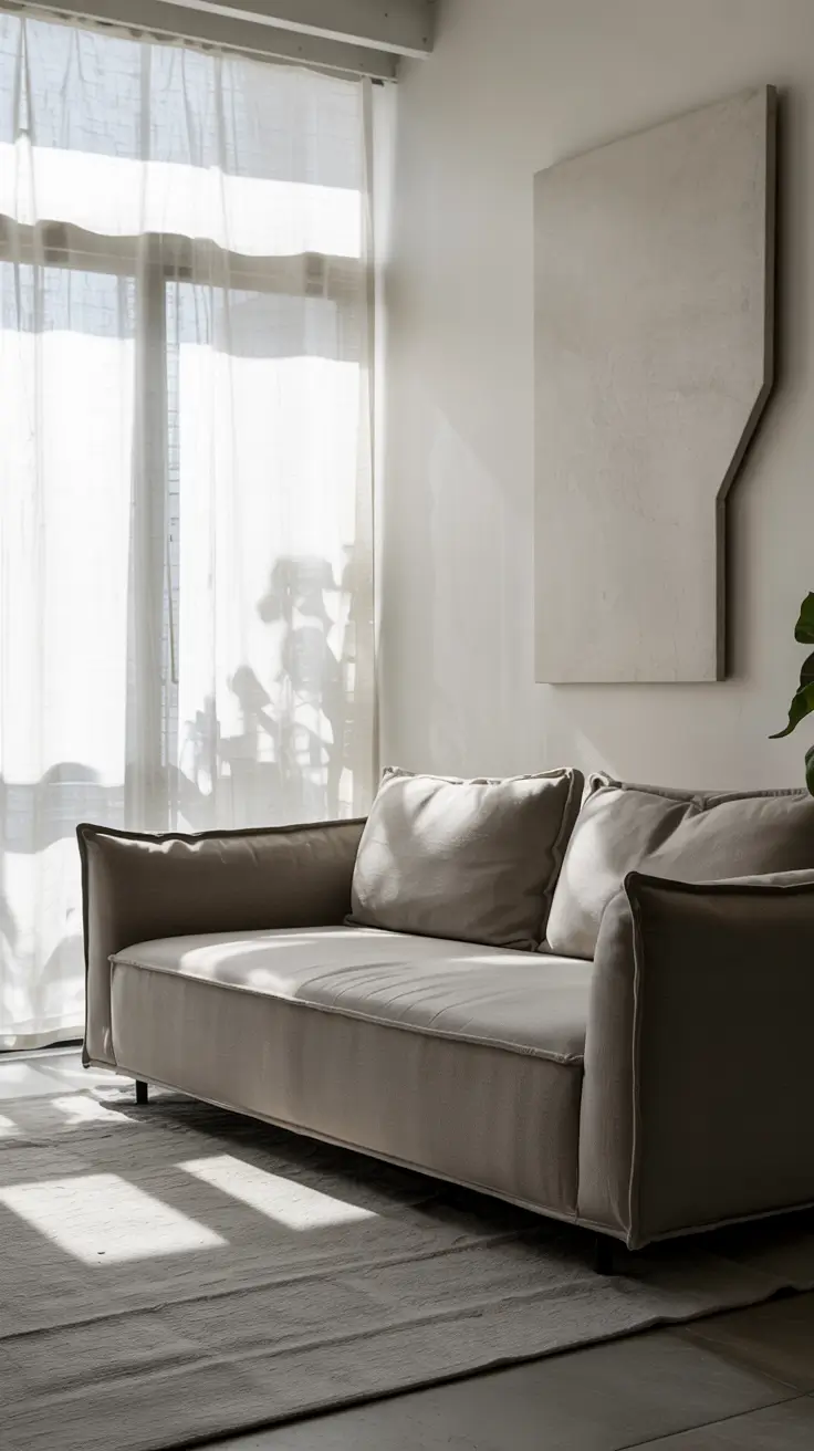 Sofa Minimalist Modern Ideas 2026 Sculptural Accents With Minimalist Sofa