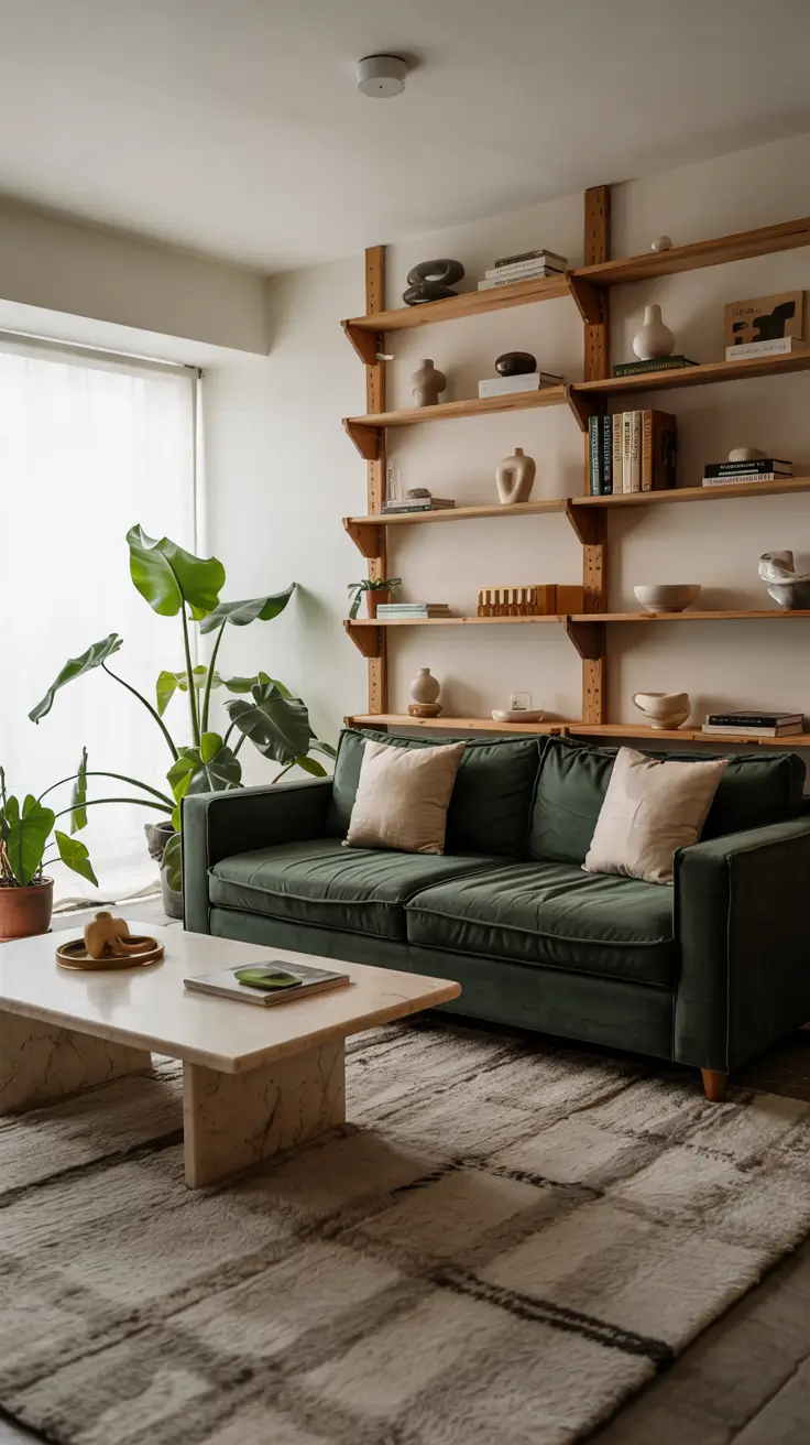 Sofa Minimalist Modern Ideas 2026 Dark Green Sofa Living Room Ideas Modern Minimalist