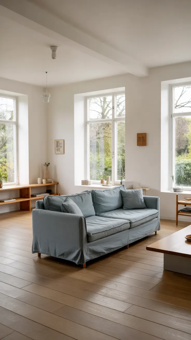 Sofa Minimalist Modern Ideas 2026 Modern Minimalist Living Room Ideas With Light Blue Sofa