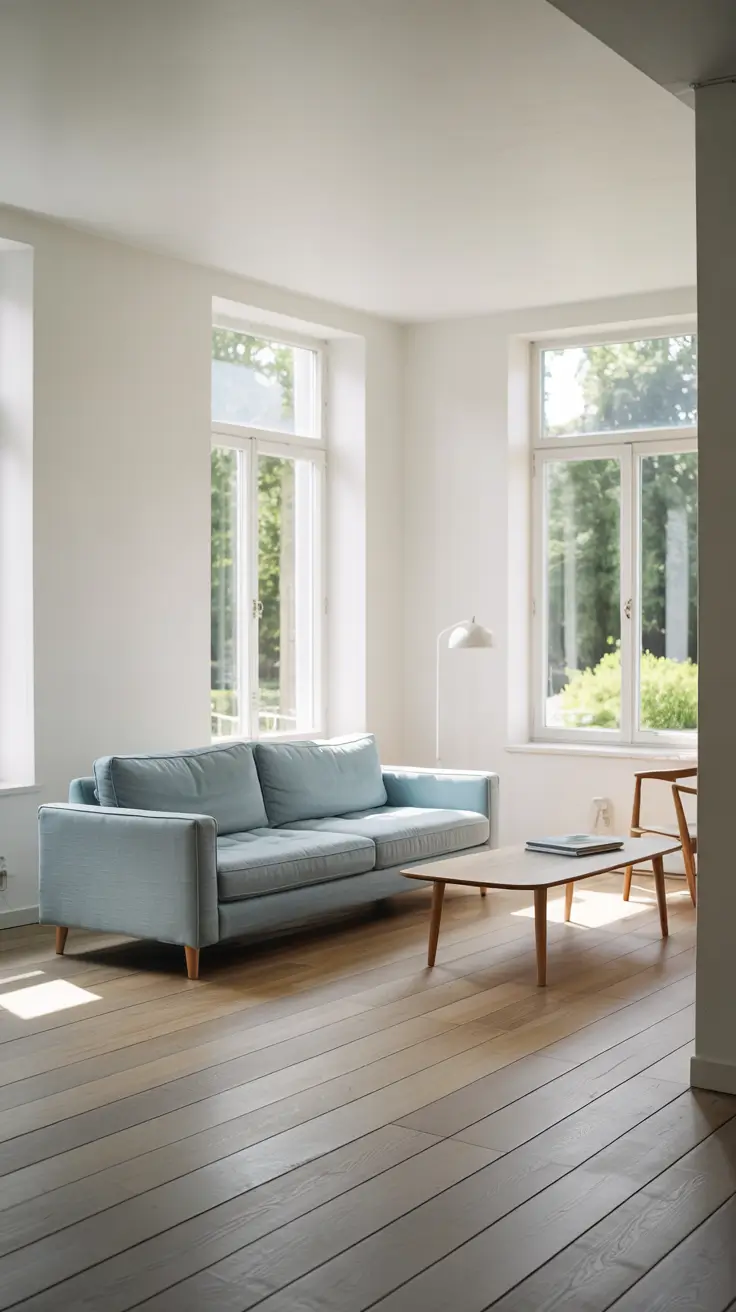 Sofa Minimalist Modern Ideas 2026 Modern Minimalist Living Room Ideas With Light Blue Sofa