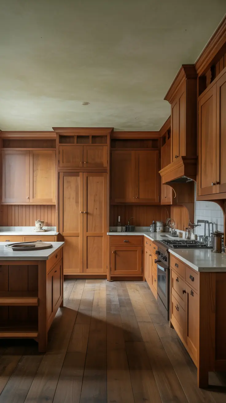 Style Kitchen Ideas 2026 Warm Natural Wood Kitchen Ideas With Timeless Cabinetry