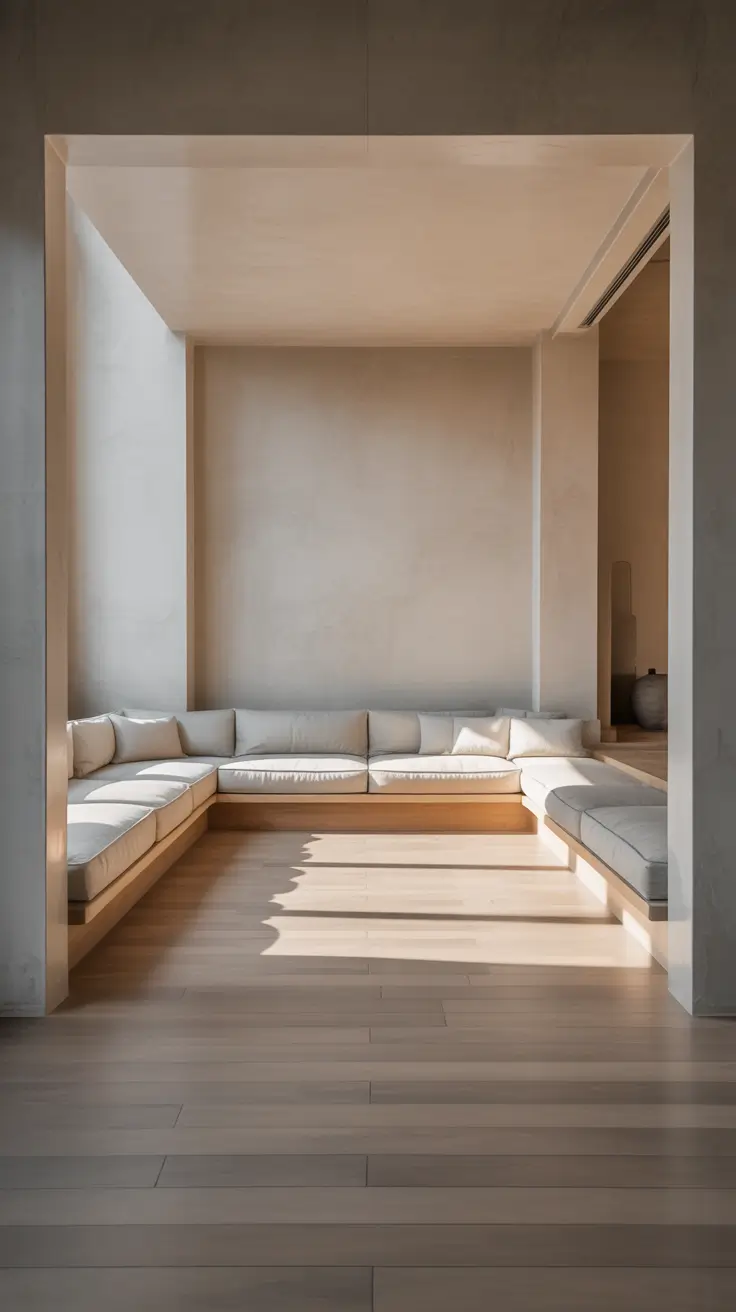 Sunken Living Room Ideas 2026 Minimalist Sunken Living Room Ideas With Clean Geometry